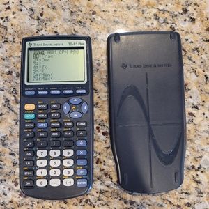 TI-83 graphics calculator